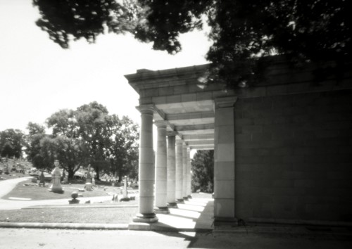 Doorway, Laurel Hill Cemetery, 2008